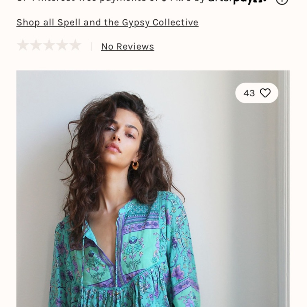 WTB spell & Gypsy Portobello road blouse xs/s